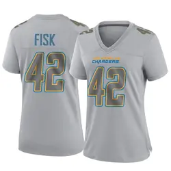 Women's Tucker Fisk Los Angeles Chargers Atmosphere Fashion Jersey - Gray Game