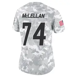 Women's Tyler McLellan Los Angeles Chargers 2024 Salute to Service Jersey - Arctic Camo Limited