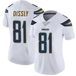 Women's Will Dissly Los Angeles Chargers Vapor Untouchable Jersey - White Limited