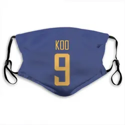 Younghoe Koo Los Angeles Chargers Jersey Name & Number Face Mask - Royal