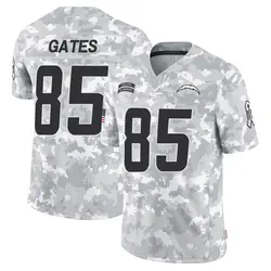 Youth Antonio Gates Los Angeles Chargers 2024 Salute to Service Jersey - Arctic Camo Limited