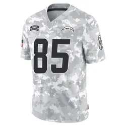 Youth Antonio Gates Los Angeles Chargers 2024 Salute to Service Jersey - Arctic Camo Limited