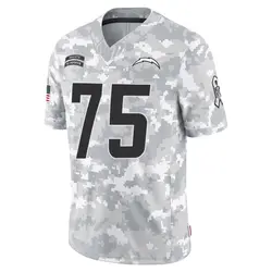 Youth Bradley Bozeman Los Angeles Chargers 2024 Salute to Service Jersey - Arctic Camo Limited