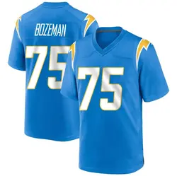 Youth Bradley Bozeman Los Angeles Chargers Powder Alternate Jersey - Blue Game