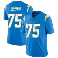 Youth Bradley Bozeman Los Angeles Chargers Powder Vapor Untouchable Alternate Jersey - Blue Limited