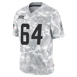 Youth Brenden Jaimes Los Angeles Chargers 2024 Salute to Service Jersey - Arctic Camo Limited