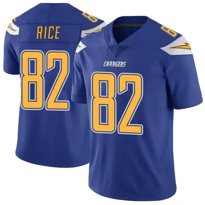 Youth Brenden Rice Los Angeles Chargers Color Rush Vapor Untouchable Jersey - Royal Limited