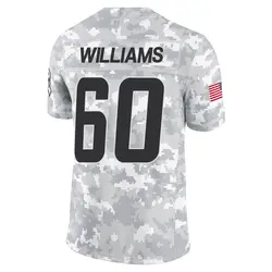 Youth Bucky Williams Los Angeles Chargers 2024 Salute to Service Jersey - Arctic Camo Limited