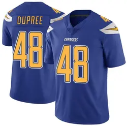 Youth Bud Dupree Los Angeles Chargers Color Rush Vapor Untouchable Jersey - Royal Limited