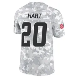 Youth Cam Hart Los Angeles Chargers 2024 Salute to Service Jersey - Arctic Camo Limited