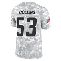 Youth Chris Collins Los Angeles Chargers 2024 Salute to Service Jersey - Arctic Camo Limited