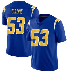 Youth Chris Collins Los Angeles Chargers 2nd Alternate Vapor Jersey - Royal Limited