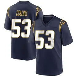 Youth Chris Collins Los Angeles Chargers Team Color Jersey - Navy Game