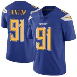 Youth Christopher Hinton Los Angeles Chargers Color Rush Vapor Untouchable Jersey - Royal Limited