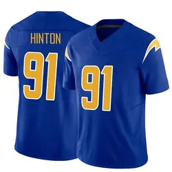 Youth Christopher Hinton Los Angeles Chargers Vapor F.U.S.E. Jersey - Royal Limited