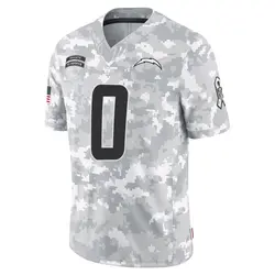 Youth Daiyan Henley Los Angeles Chargers 2024 Salute to Service Jersey - Arctic Camo Limited