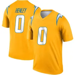 Youth Daiyan Henley Los Angeles Chargers Inverted Jersey - Gold Legend