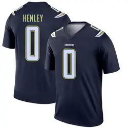 Youth Daiyan Henley Los Angeles Chargers Jersey - Navy Legend