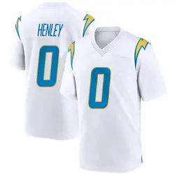 Youth Daiyan Henley Los Angeles Chargers Jersey - White Game