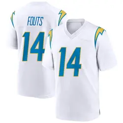 Youth Dan Fouts Los Angeles Chargers Jersey - White Game