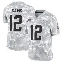 Youth Derius Davis Los Angeles Chargers 2024 Salute to Service Jersey - Arctic Camo Limited