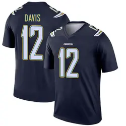 Youth Derius Davis Los Angeles Chargers Jersey - Navy Legend