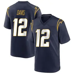 Youth Derius Davis Los Angeles Chargers Team Color Jersey - Navy Game