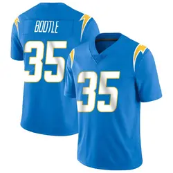 Youth Dicaprio Bootle Los Angeles Chargers Powder Vapor Untouchable Alternate Jersey - Blue Limited