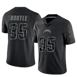 Youth Dicaprio Bootle Los Angeles Chargers Reflective Jersey - Black Limited