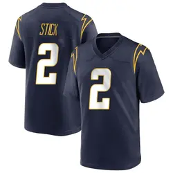 Youth Easton Stick Los Angeles Chargers Team Color Jersey - Navy Game