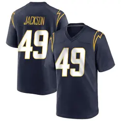 Youth Eddie Jackson Los Angeles Chargers Team Color Jersey - Navy Game