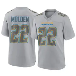 Youth Elijah Molden Los Angeles Chargers Atmosphere Fashion Jersey - Gray Game