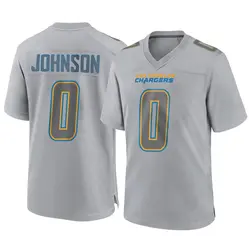 Youth Emany Johnson Los Angeles Chargers Atmosphere Fashion Jersey - Gray Game