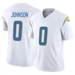 Youth Emany Johnson Los Angeles Chargers Vapor F.U.S.E. Jersey - White Limited