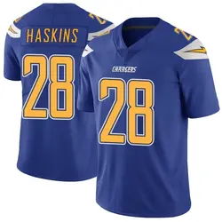 Youth Hassan Haskins Los Angeles Chargers Color Rush Vapor Untouchable Jersey - Royal Limited