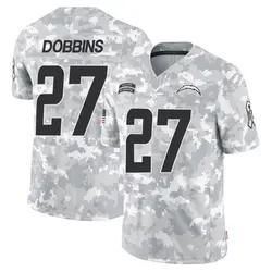 Youth J.K. Dobbins Los Angeles Chargers 2024 Salute to Service Jersey - Arctic Camo Limited