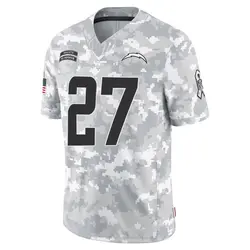 Youth J.K. Dobbins Los Angeles Chargers 2024 Salute to Service Jersey - Arctic Camo Limited