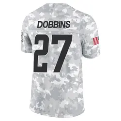 Youth J.K. Dobbins Los Angeles Chargers 2024 Salute to Service Jersey - Arctic Camo Limited