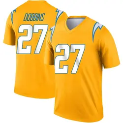 Youth J.K. Dobbins Los Angeles Chargers Inverted Jersey - Gold Legend