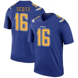 Youth JK Scott Los Angeles Chargers Color Rush Jersey - Royal Legend