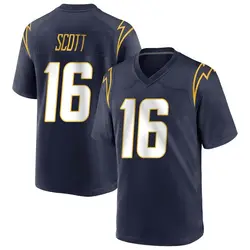 Youth JK Scott Los Angeles Chargers Team Color Jersey - Navy Game