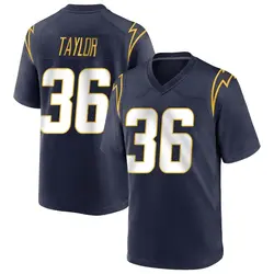 Youth Ja'Sir Taylor Los Angeles Chargers Team Color Jersey - Navy Game