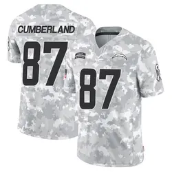 Youth Jeff Cumberland Los Angeles Chargers 2024 Salute to Service Jersey - Arctic Camo Limited