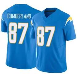 Youth Jeff Cumberland Los Angeles Chargers Powder Vapor F.U.S.E. Jersey - Blue Limited