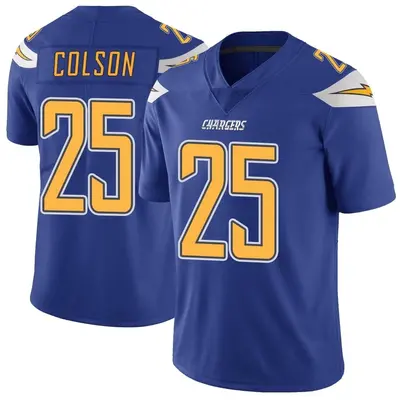 Youth Junior Colson Los Angeles Chargers Color Rush Vapor Untouchable Jersey - Royal Limited