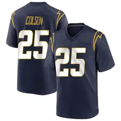 Youth Junior Colson Los Angeles Chargers Team Color Jersey - Navy Game