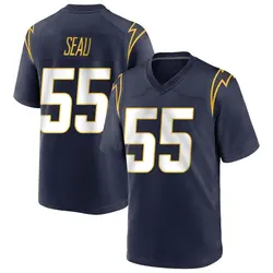 Youth Junior Seau Los Angeles Chargers Team Color Jersey - Navy Game