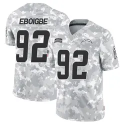 Youth Justin Eboigbe Los Angeles Chargers 2024 Salute to Service Jersey - Arctic Camo Limited