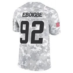 Youth Justin Eboigbe Los Angeles Chargers 2024 Salute to Service Jersey - Arctic Camo Limited