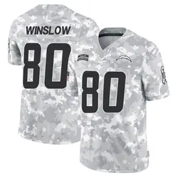 Youth Kellen Winslow Los Angeles Chargers 2024 Salute to Service Jersey - Arctic Camo Limited